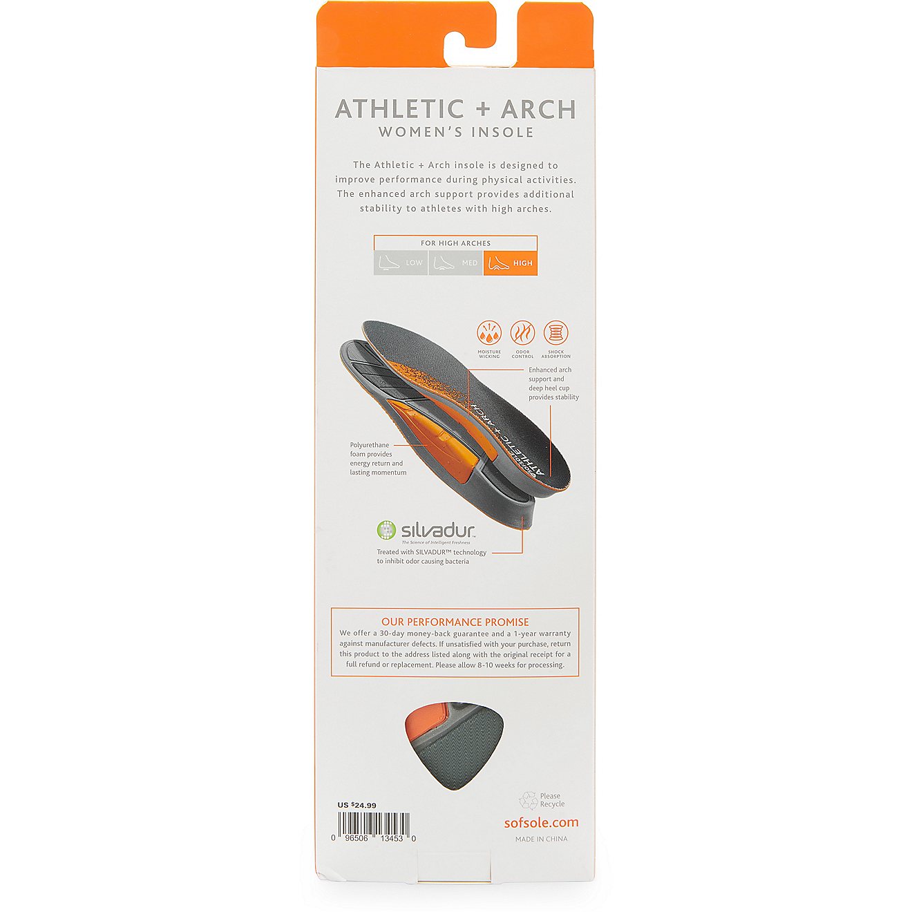 Sof Sole Athletic + Arch Women's Insoles                                                                                         - view number 6