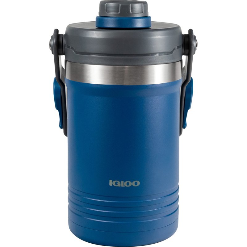 Igloo 1/2 gal Stainless Steel Sports Beverage Jug Navy Blue, 0.5 Gallon - Ice Chests/Wtr Coolrs at Academy Sports