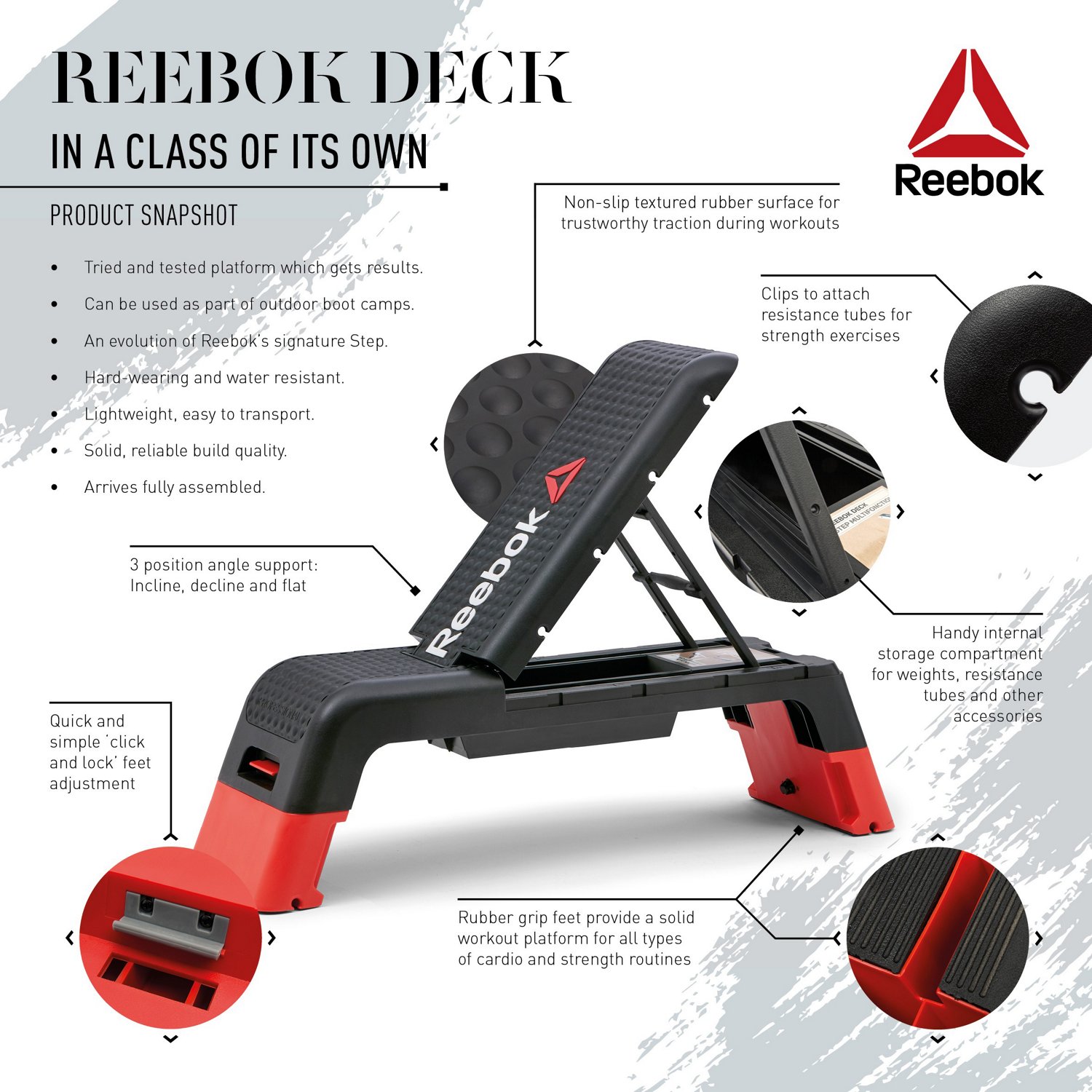 Reebok step deck discount exercises