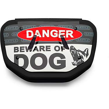 Battle Youth FB Beware of Dog Back Plate                                                                                        