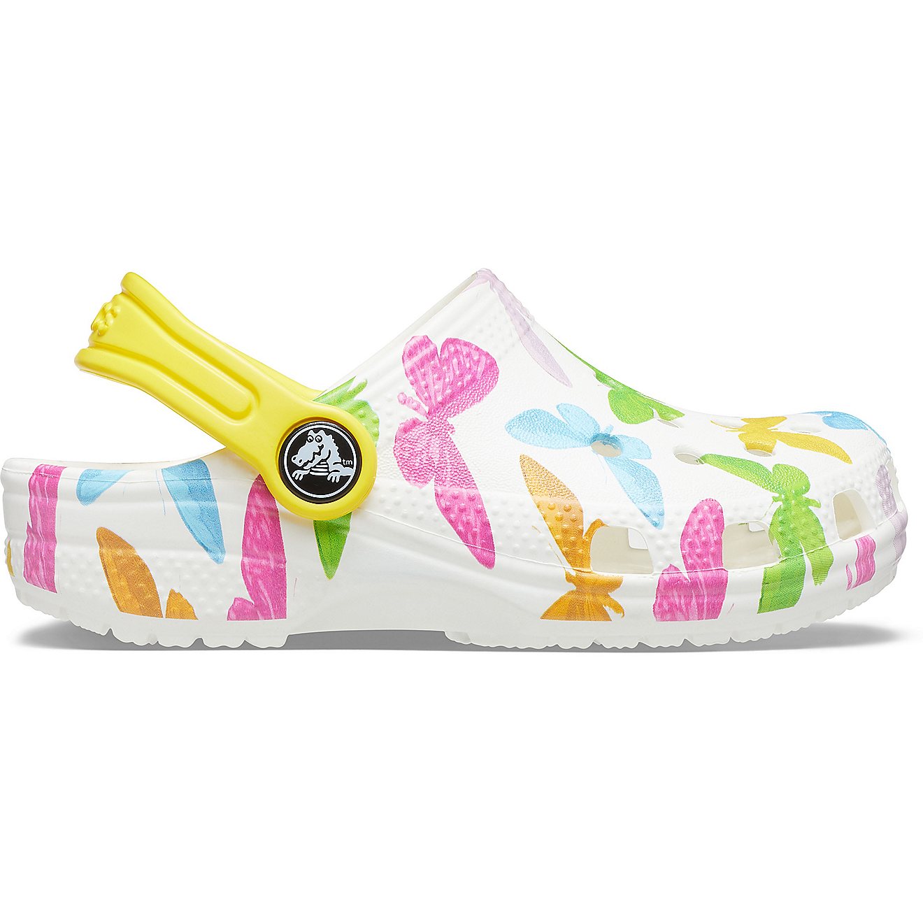 Crocs Girls' Classic Butterfly Vacay Vibes Clogs