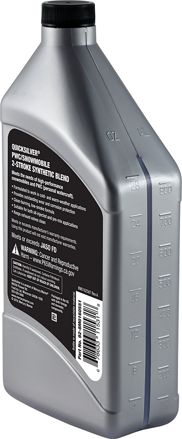 Quicksilver 2Stoke Premium Synthetic Blend Engine Oil Academy