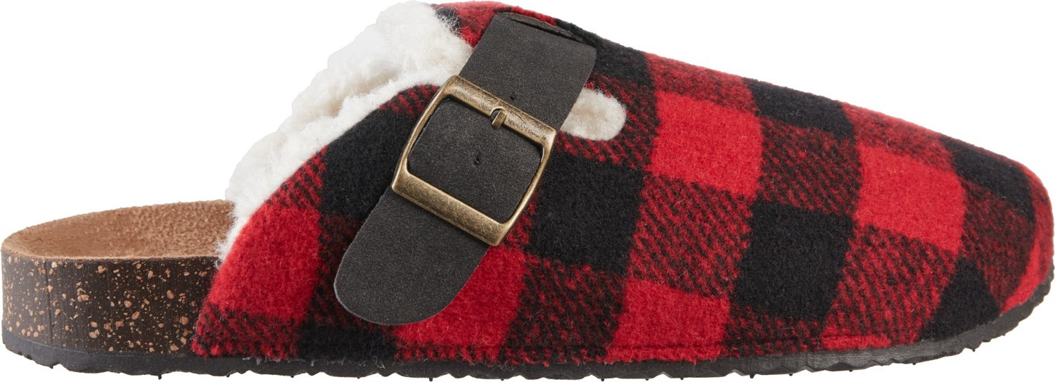 Magellan Outdoors Women's Buffalo Plaid Clog Slippers | Academy