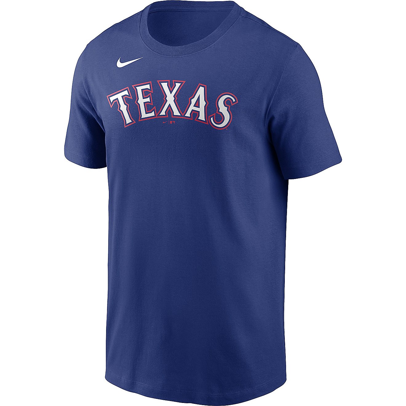 Nike Men's Texas Rangers Wordmark T-Shirt                                                                                        - view number 1