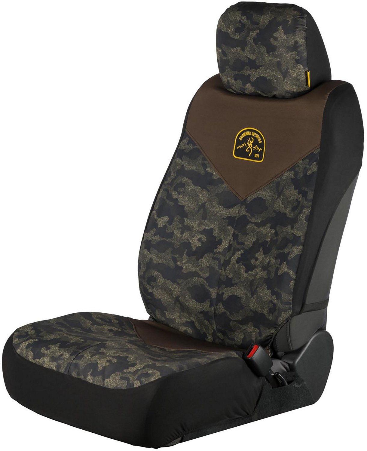 Browning Camo Low Back Seat Cover Free Shipping at Academy