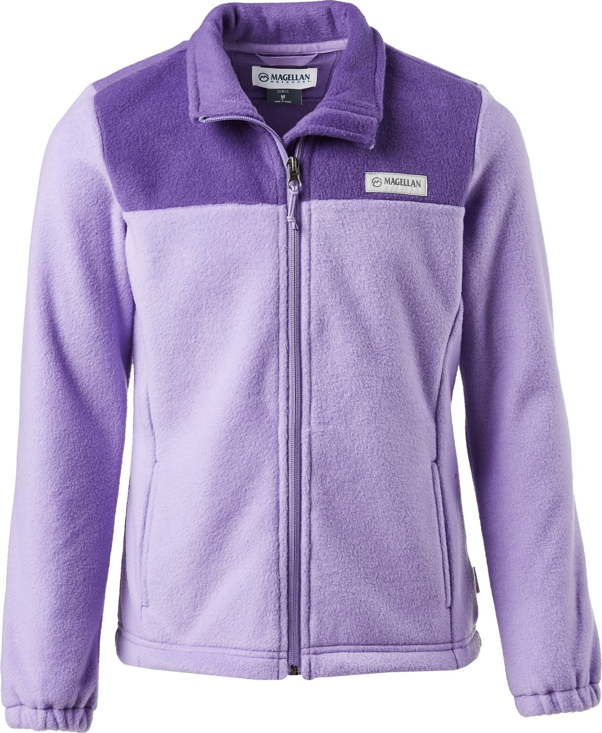 Magellan Outdoors Girls' Arctic Fleece Colorblock Jacket