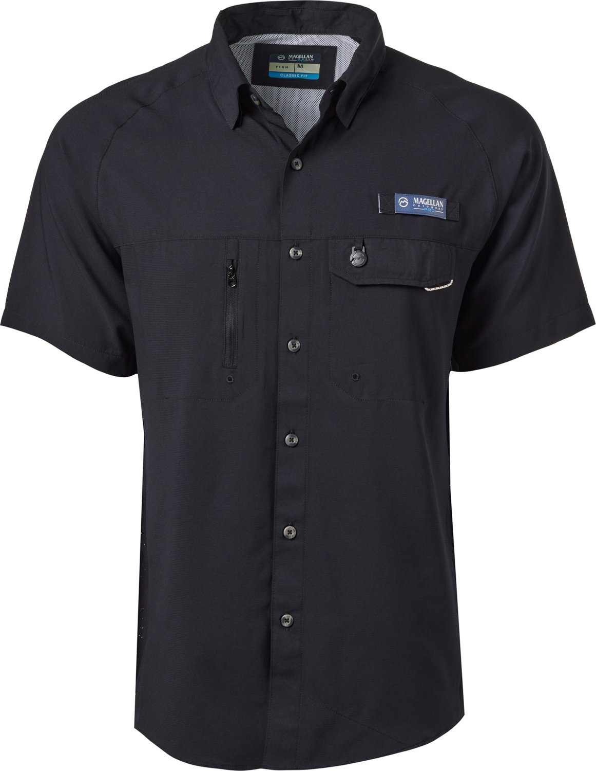 Magellan Outdoors Men's Pro Fish Short Sleeve Fishing Button-Down Shirt