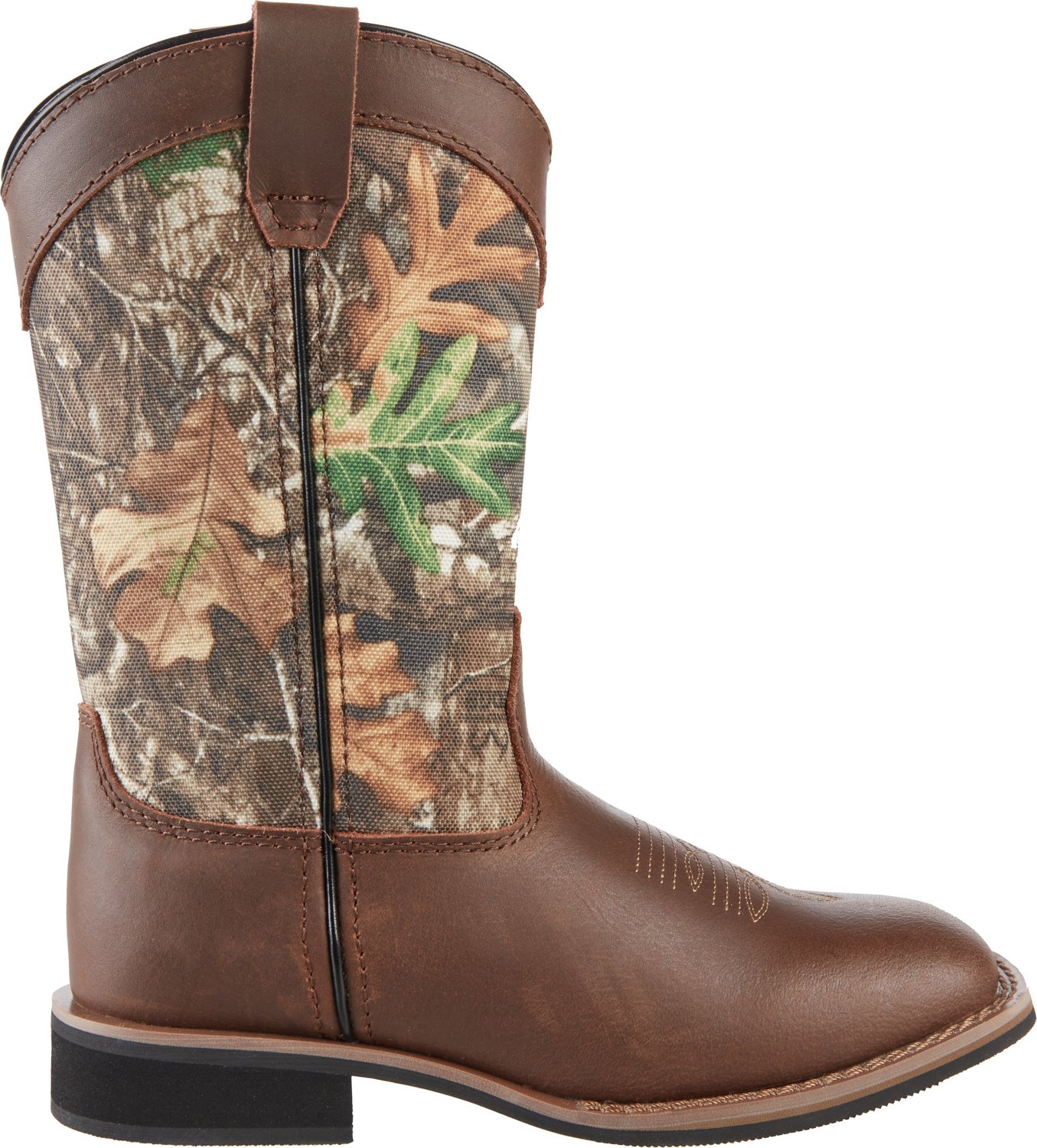 Boys camo shop cowboy boots