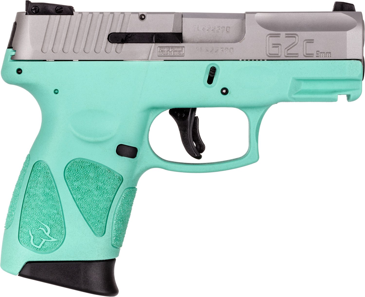 teal handgun