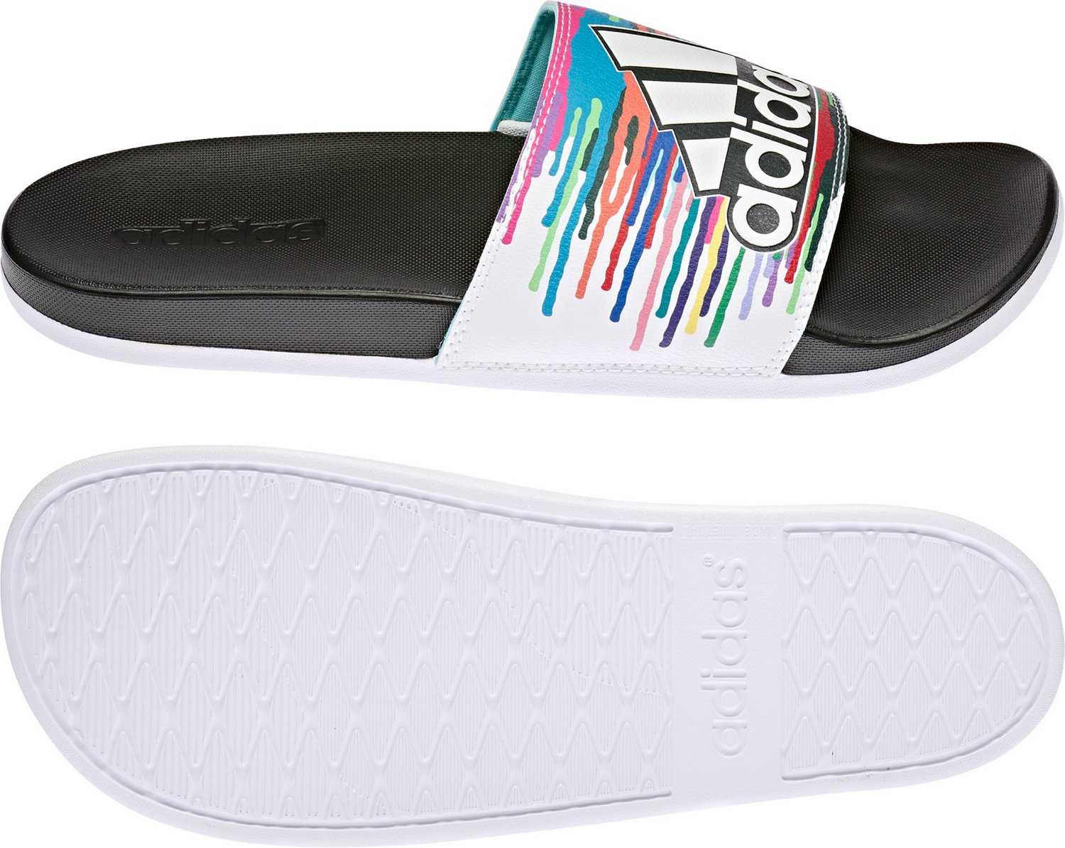 Adidas slides best sale mens academy