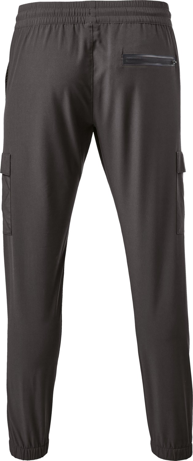 BCG Men's Stretch Texture Cargo Jogger Pants Academy