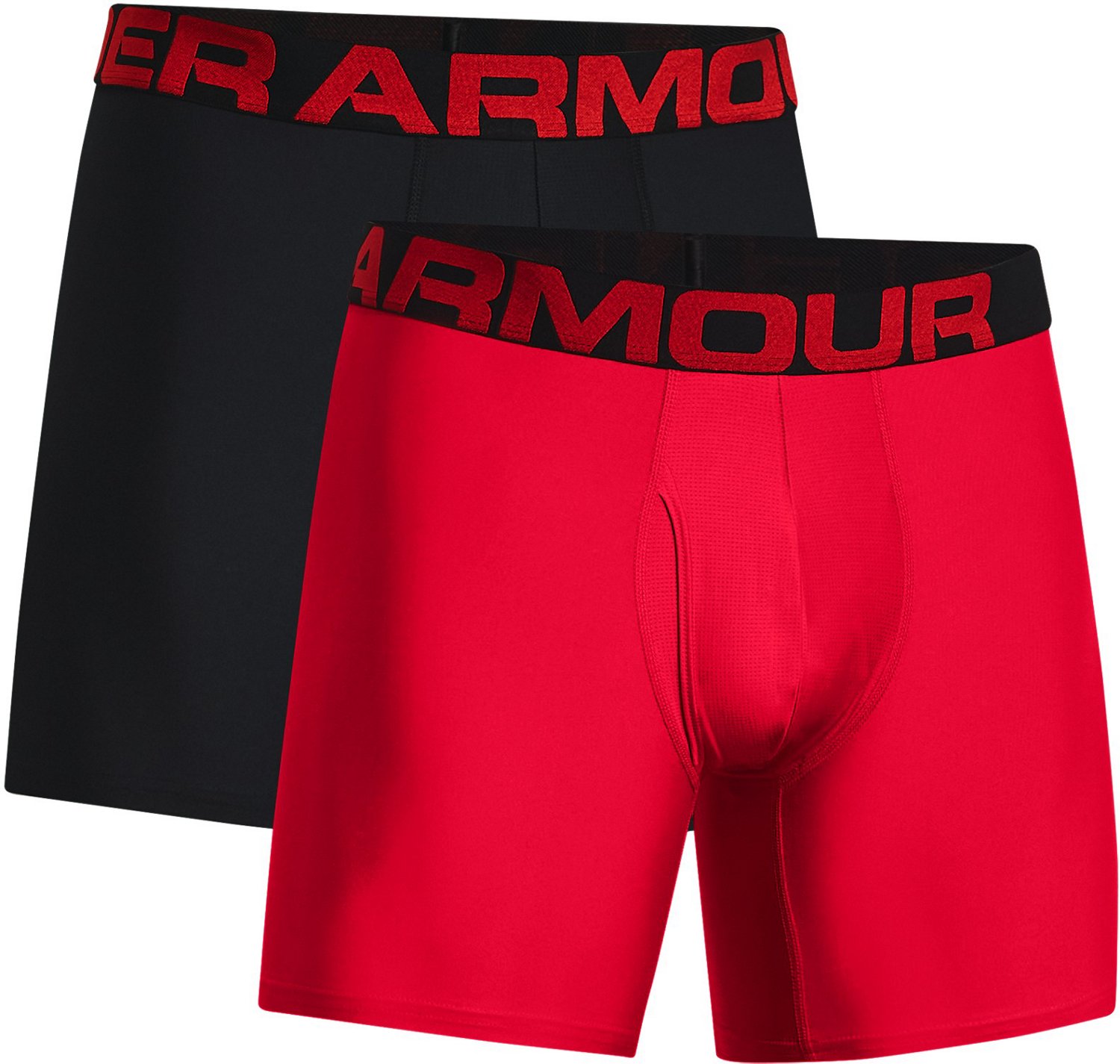 Under Armour Men's Tech 6 in Boxer Briefs 2Pack Academy