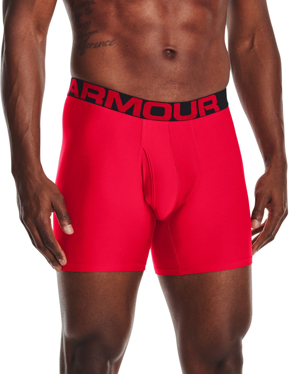 Under Armour Men's Tech 6 in Boxer Briefs 2Pack Academy