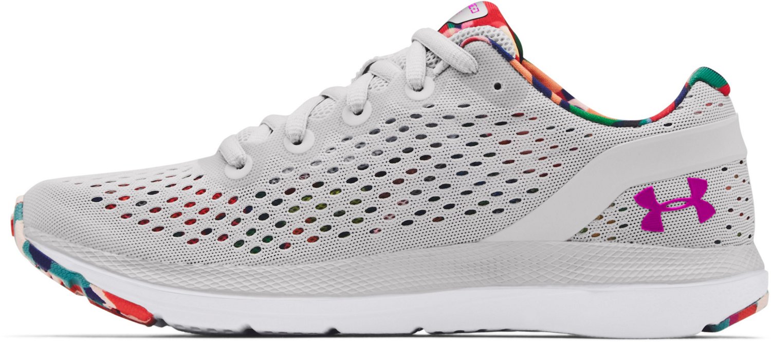 Under Armour Women's UA Charged Impulse Floral Running Shoes                                                                     - view number 2