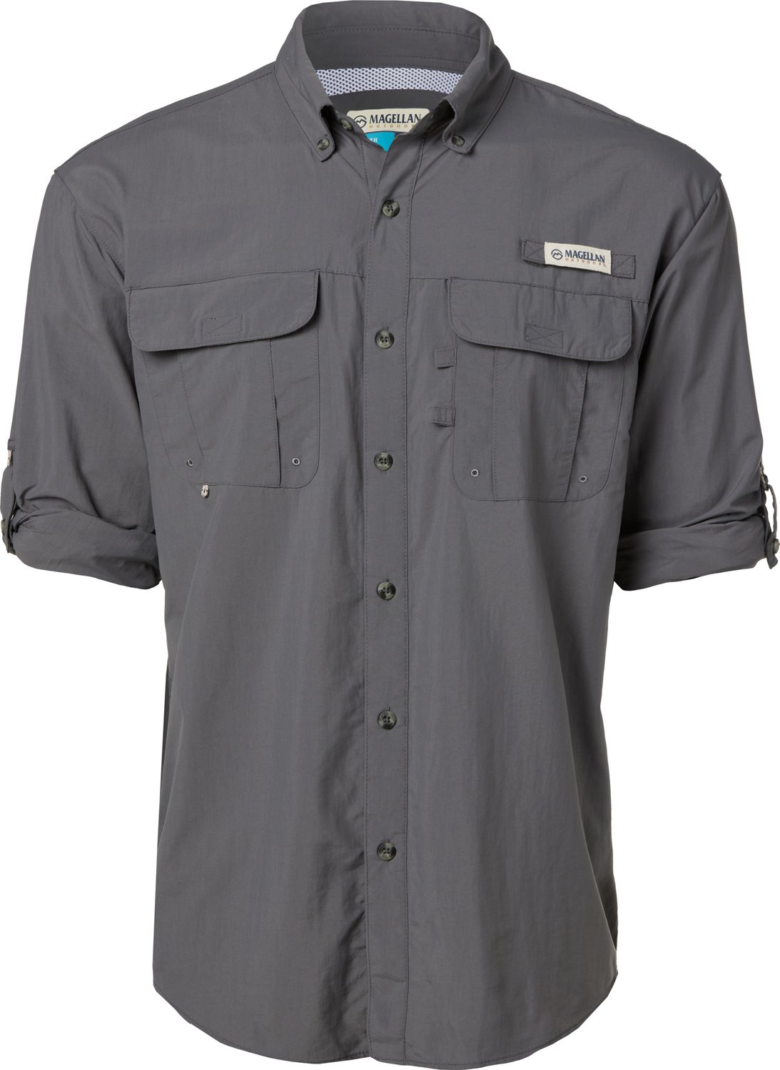 Magellan Outdoors Men's Laguna Madre Solid Long Sleeve Fishing Shirt - view number 3