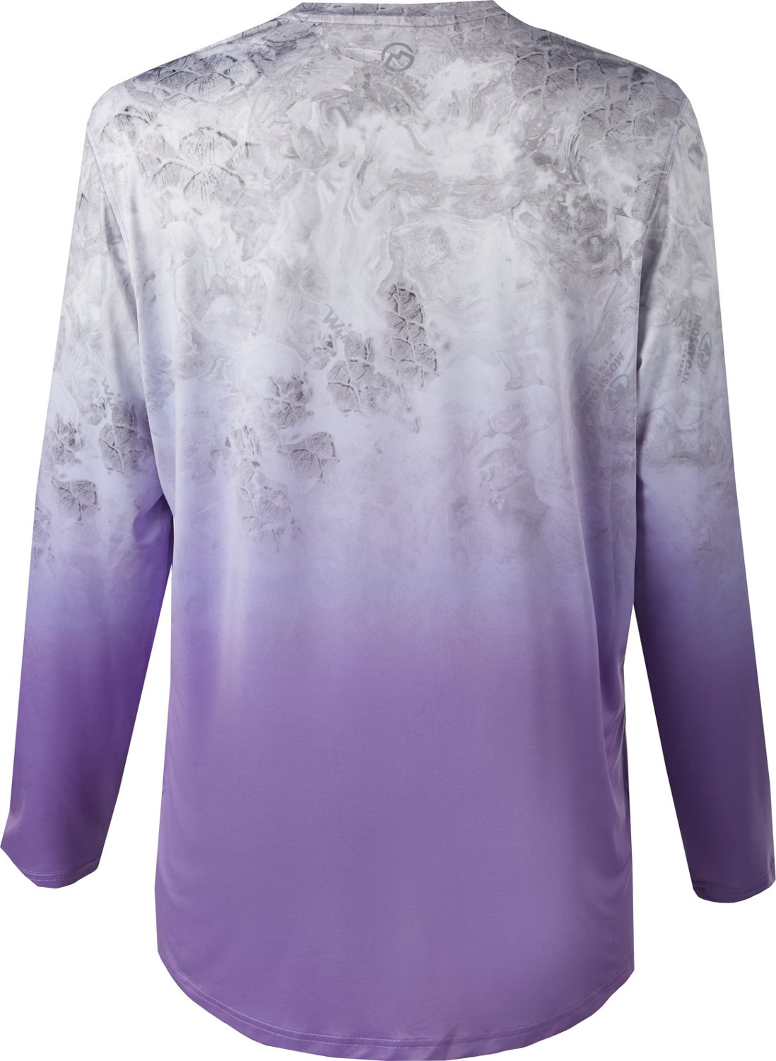 Magellan Outdoors Women's Mossy Oak Whitecap Ombre Plus Size Long Sleeve Top - view number 2