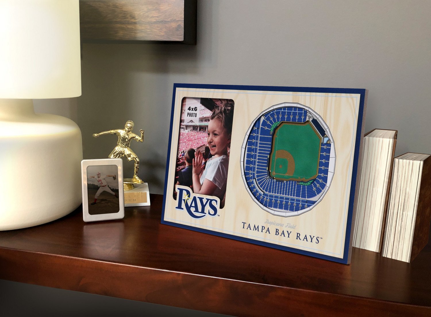 YouTheFan Tampa Bay Rays 3D Stadium Views Picture Frame - view number 5