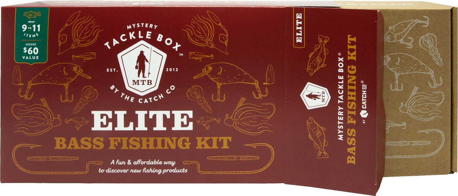  Catch Co Mystery Tackle Box ELITE Bass Fishing Kit