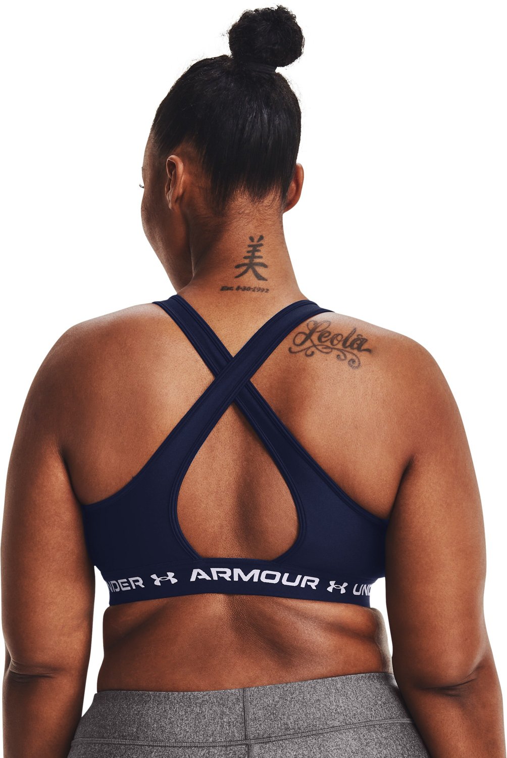 Under Armour Women's Crossback Mid Sports Bra                                                                                    - view number 4