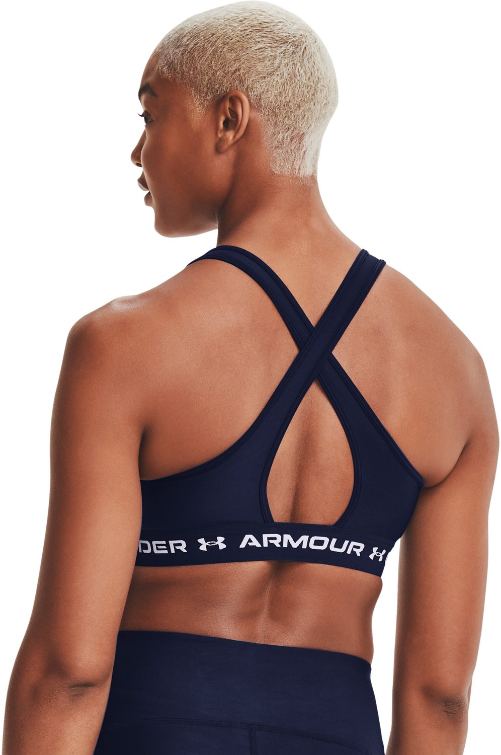 Under Armour Women's Crossback Mid Sports Bra                                                                                    - view number 2