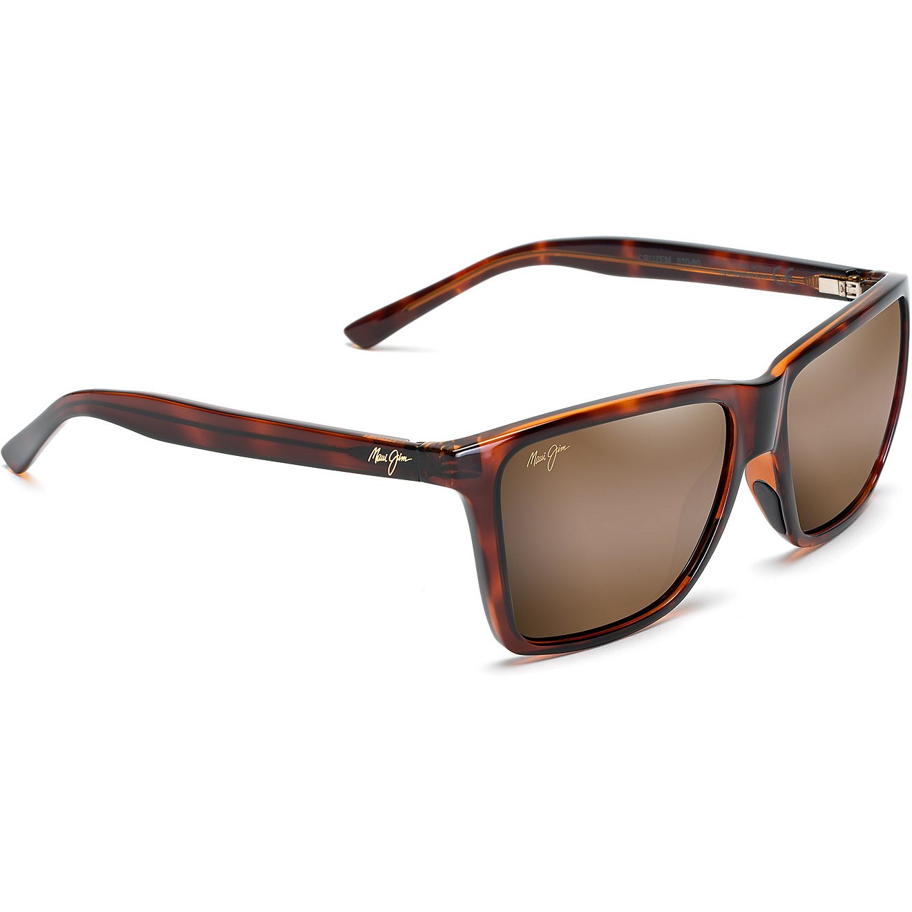 Maui Jim Men's Cruzem Polarized Wayfarer Sunglasses                                                                              - view number 1