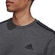 adidas Men's Essentials Fleece 3-Stripes Sweatshirt                                                                              - view number 4 image