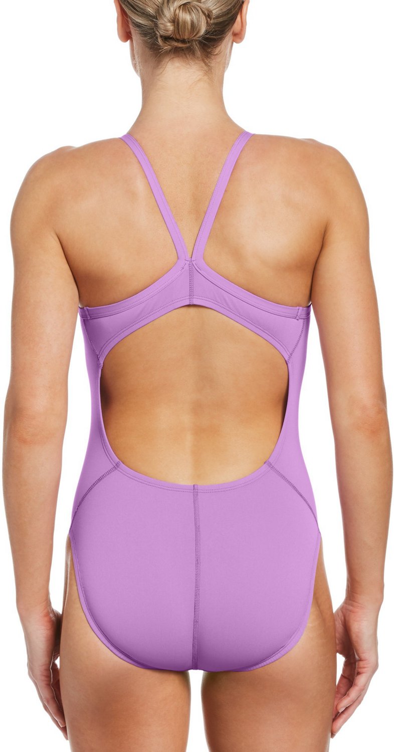 Nike Women's HydraStrong Solid Racerback 1-Piece Swimsuit                                                                        - view number 2