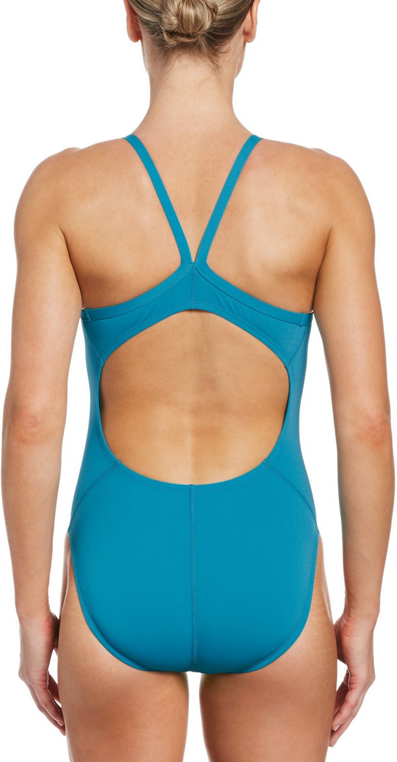 Nike Women's HydraStrong Solid Racerback 1-Piece Swimsuit                                                                        - view number 2