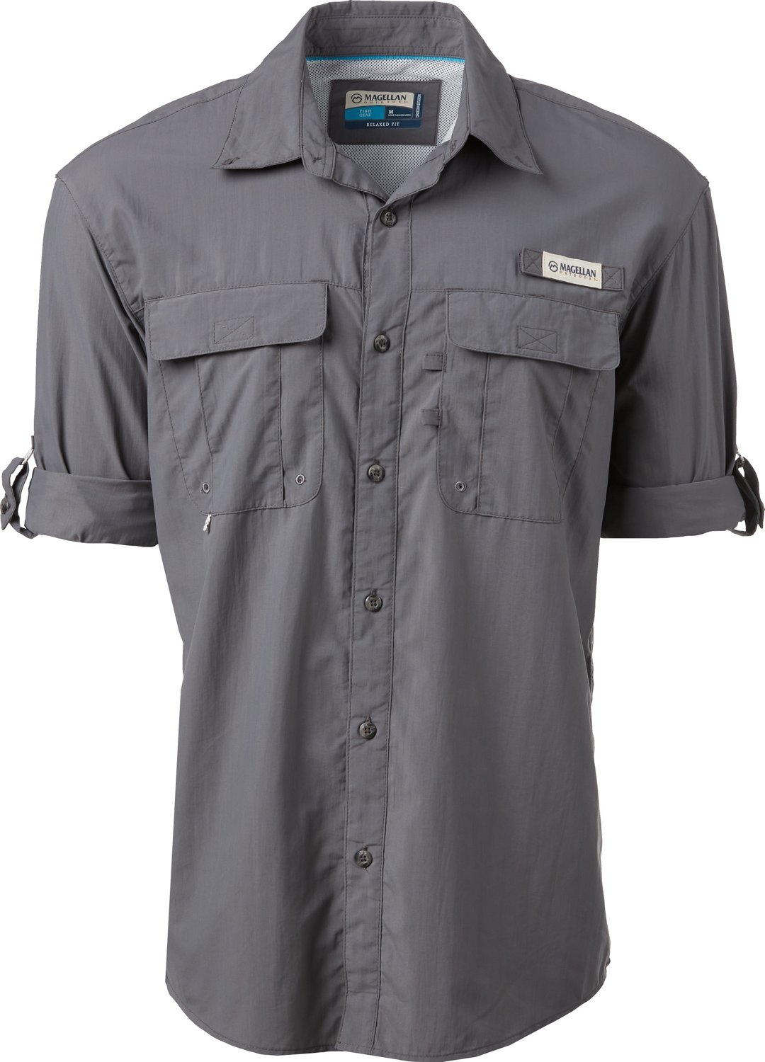 Magellan Outdoors Men's Laguna Madre Solid Long Sleeve Fishing Shirt - view number 7