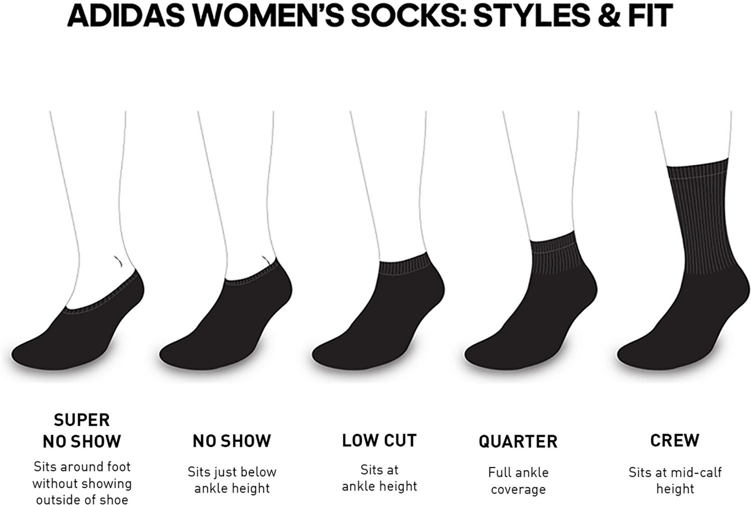 adidas Women's Superlite No-Show Socks 6 Pack - view number 2