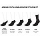 adidas Cushioned Angle Stripe Quarter Performance Socks 6 Pack                                                                   - view number 3