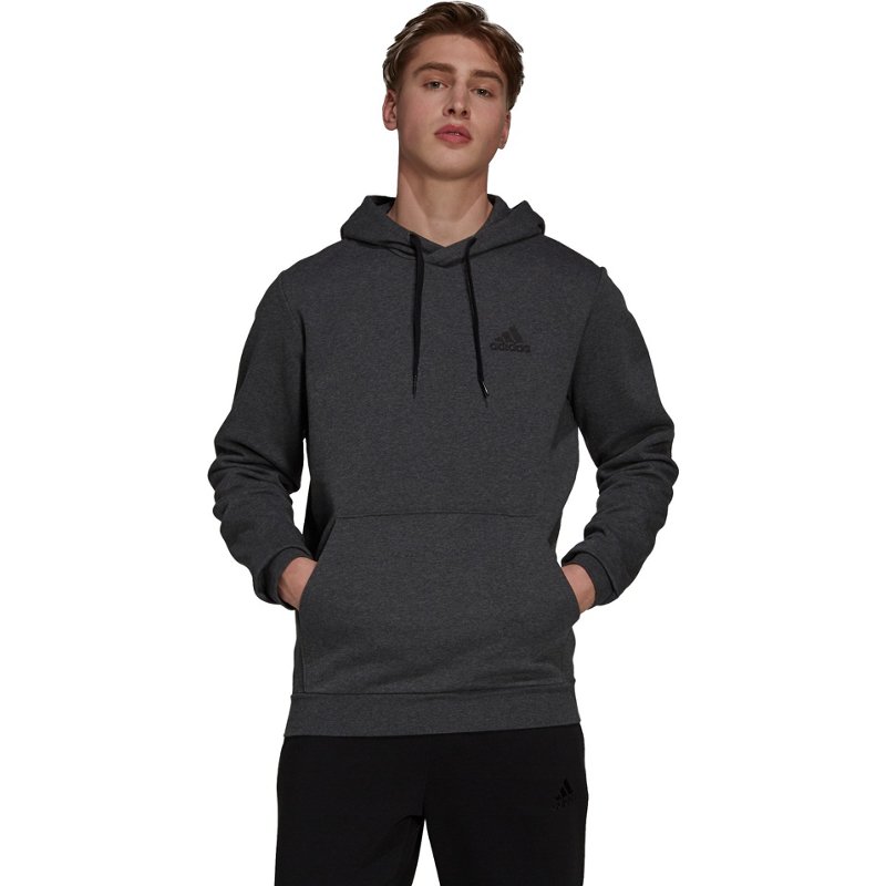 adidas Men's Feel Cozy Pullover Hoodie Dark Green, Small - Men's Athletic Fleece at Academy Sports