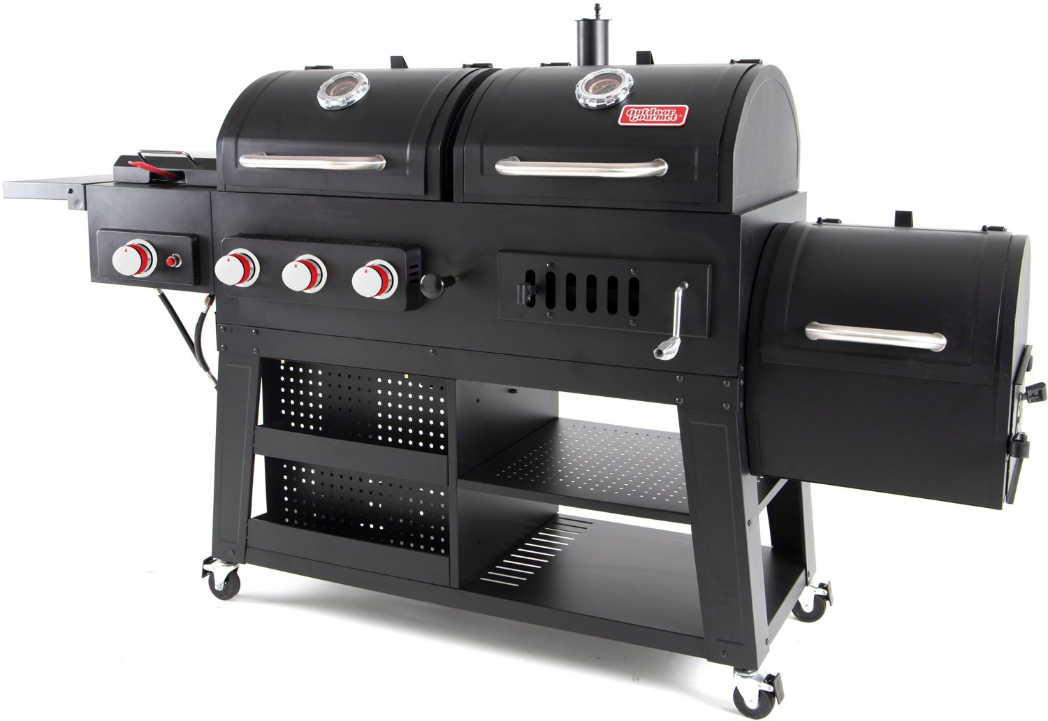 Outdoor gourmet 2025 triton combo grill