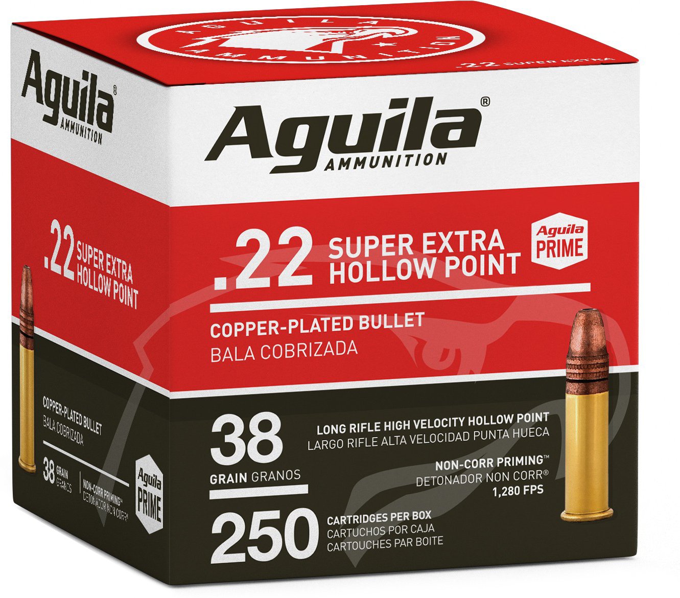 Aguila Ammunition High Velocity .22 LR Rimfire Ammunition - 250 Rounds |  Academy
