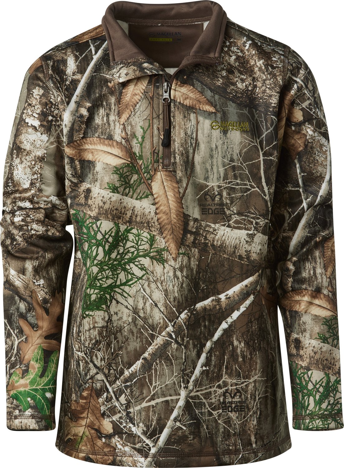 Magellan Outdoors Jacket Boys Medium Fleece Camo Full Zip Pocket