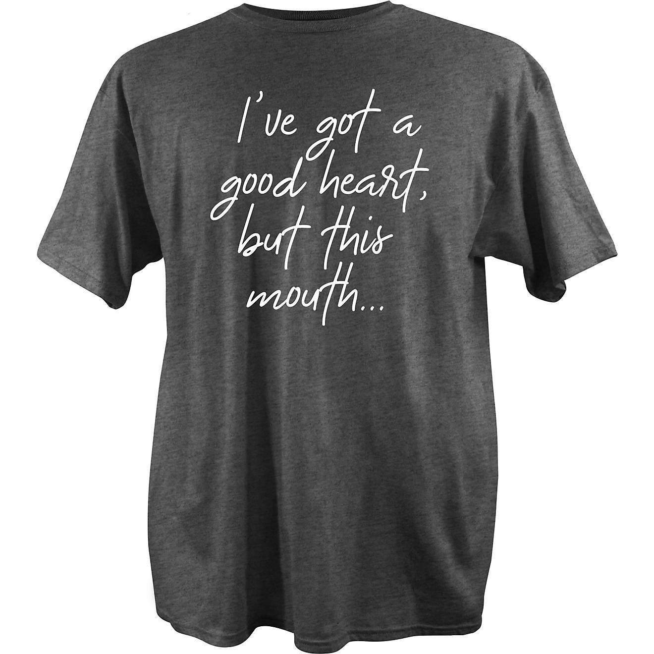 Live Outside The Limits Women's I've Got A Good Heart But This Mouth Short Sleeve T-Shirt                                        - view number 1
