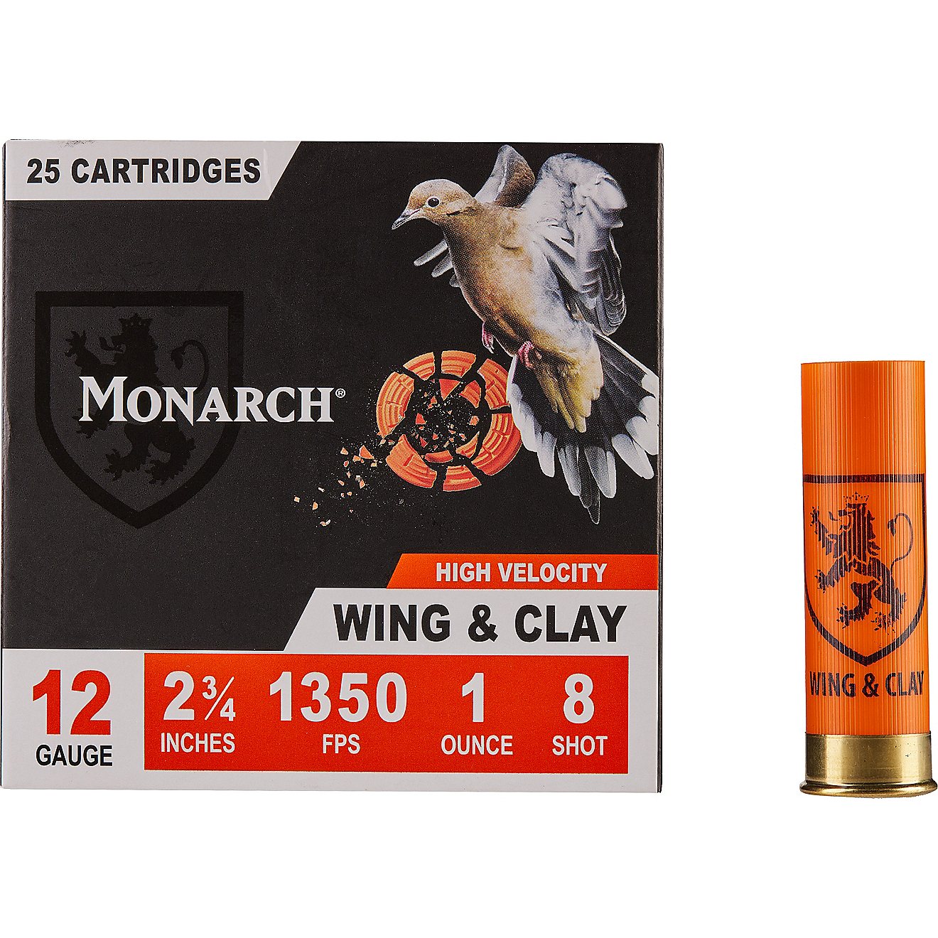 Monarch Wing & Clay 12 Gauge 1 oz Shotshells - 25 Rounds                                                                         - view number 3
