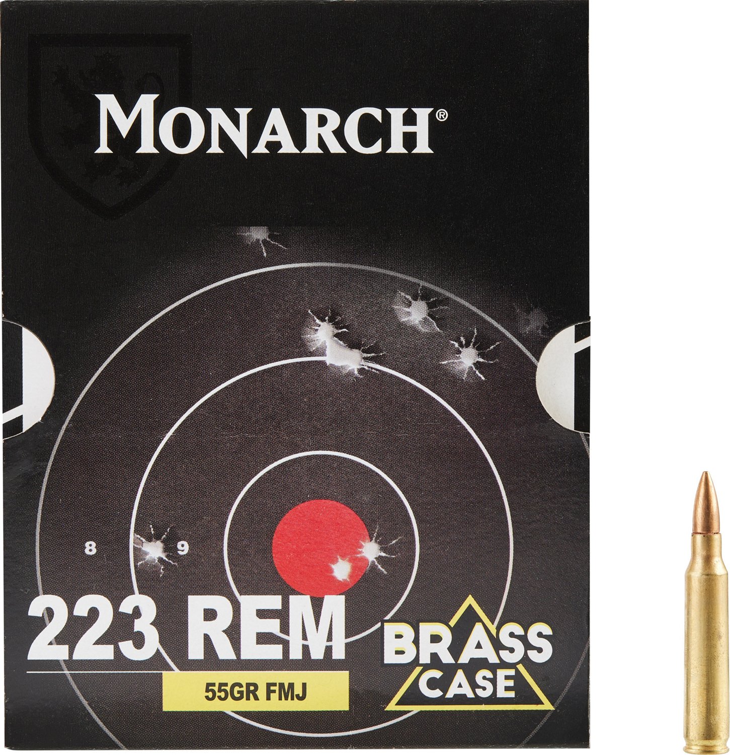 Monarch .223 Remington 55-Grain Full Metal Jacket Centerfire Rifle Ammunition - 100 Rounds                                       - view number 1 selected