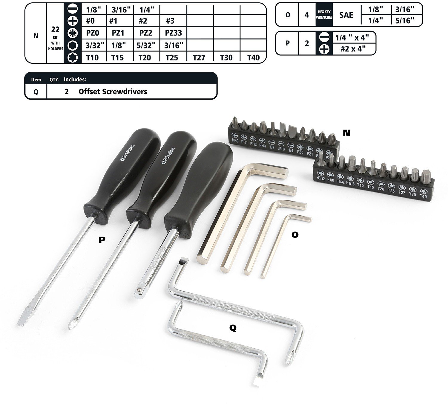 GreatNeck MS191 Mariner's Tool Set (191 Piece)