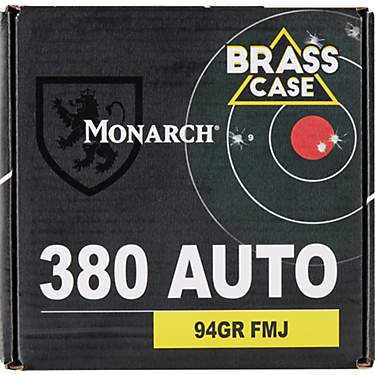 Monarch .380 ACP 94-Grain Ammunition - 200 Rounds