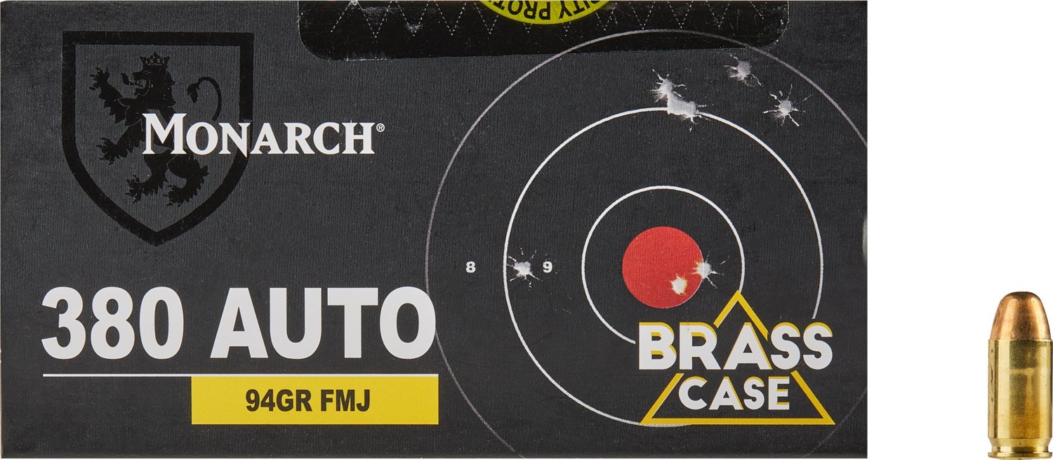 Monarch .380 ACP 94-Grain Brass Ammunition - 200 Rounds - view number 2