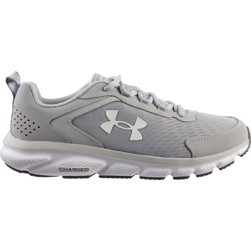 Under Armour Men's Charged Assert 9 Running Shoes Gray/White, 9.5 - Men's Running at Academy Sports product image