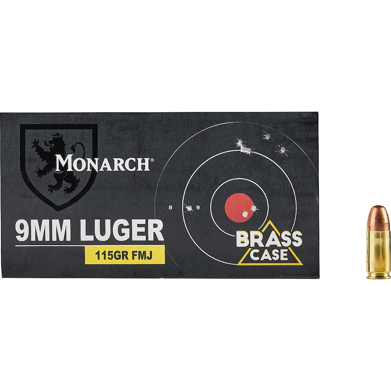 Monarch 9mm Luger 115-Grain Ammunition - 200 Rounds                                                                              - view number 2