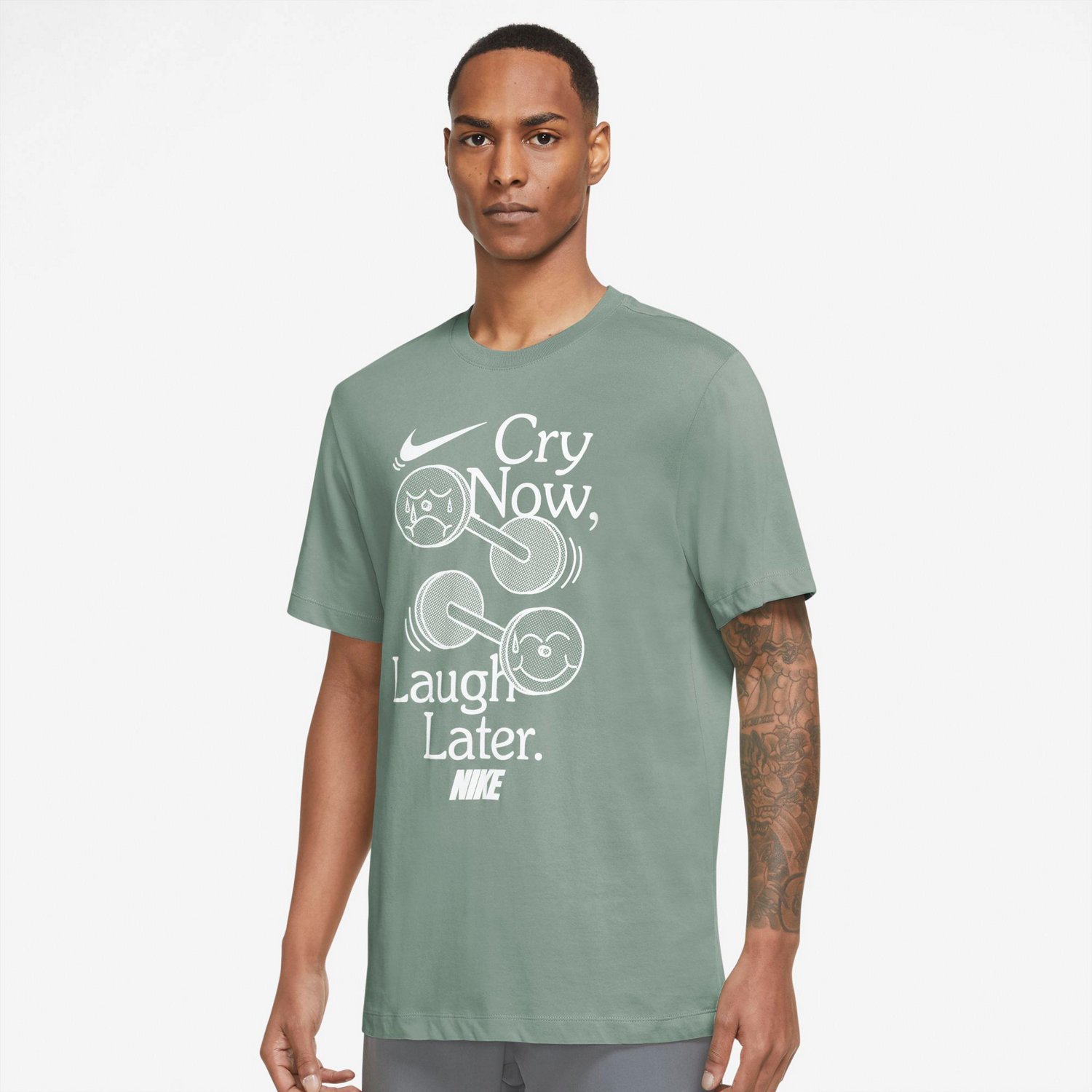 Nike Men's DriFIT Humor Short Sleeve Training Tshirt Academy
