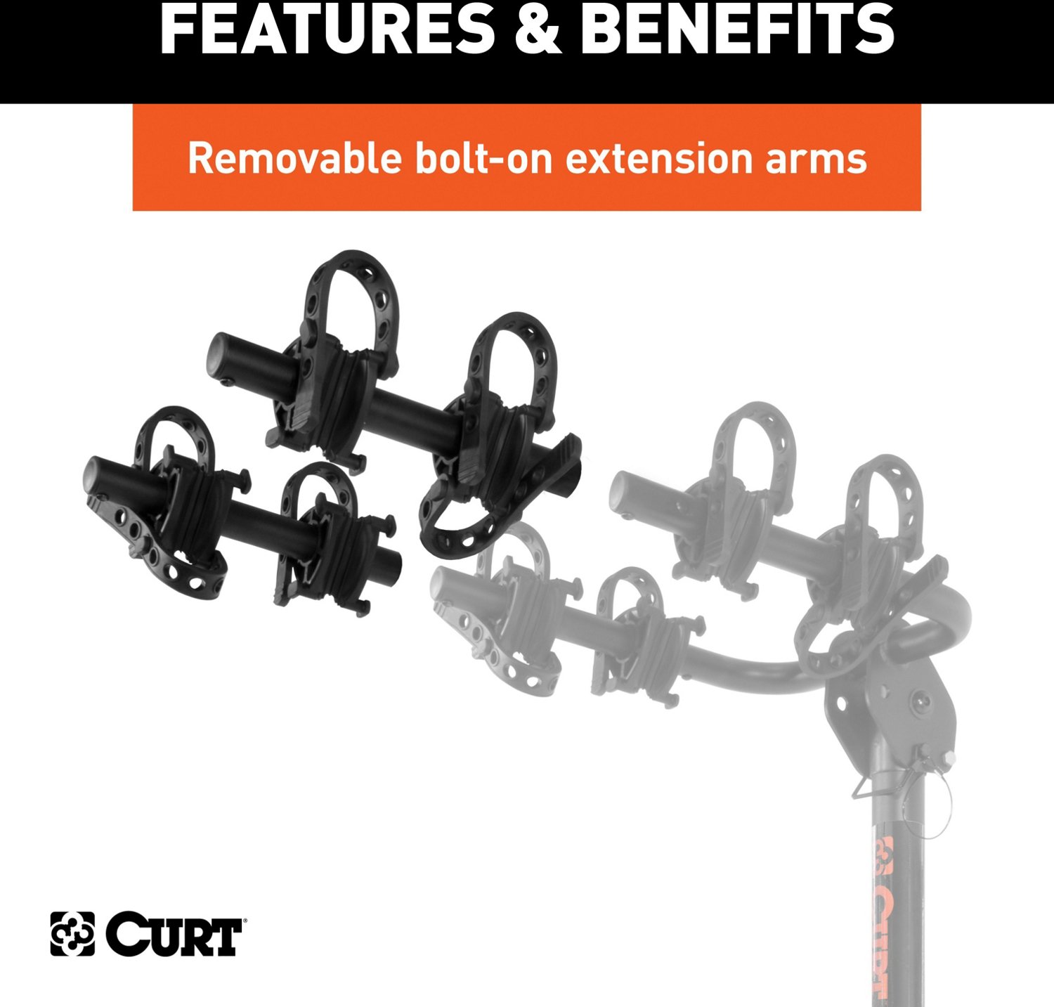 CURT Receiver-Mounted 2 or 4-Bike Rack - view number 5