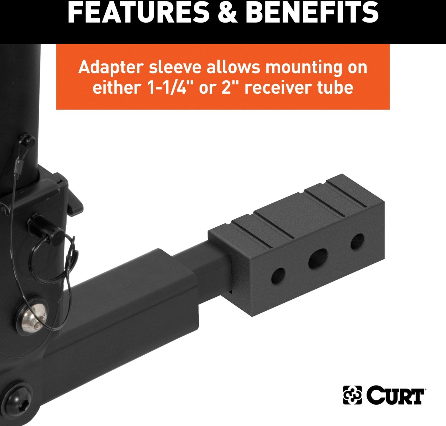 CURT Receiver-Mounted 2 or 4-Bike Rack - view number 8
