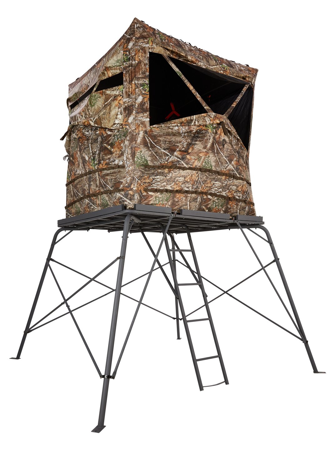  Guide Gear 6' Tripod Hunting Tower Blind, 2-Man Stand  Elevated, Hunting Gear Equipment Accessories, 4x4 : Sports & Outdoors