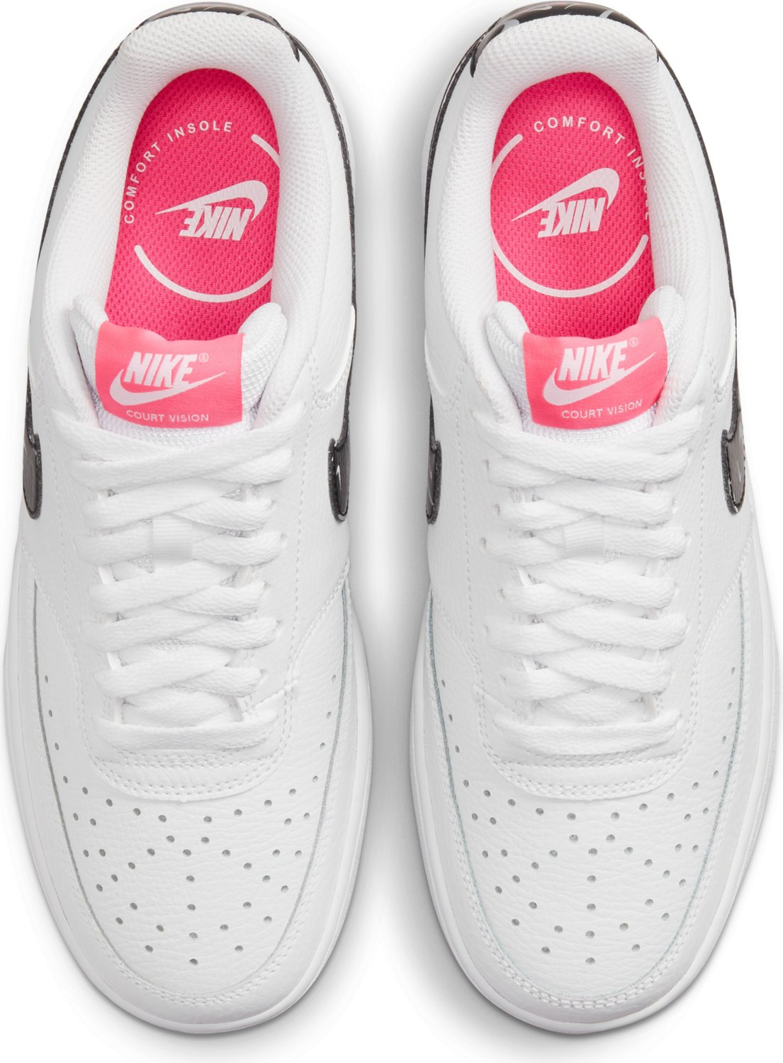 Nike Women's Court Vision Low Swooshfetti Shoes - view number 5