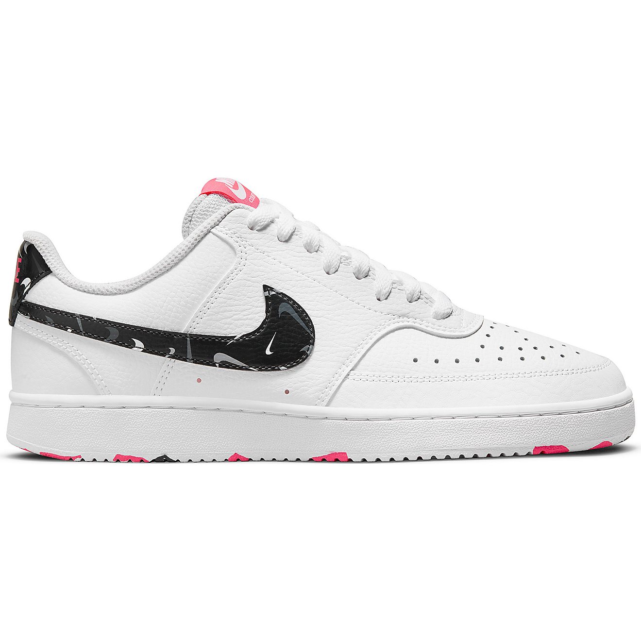 Nike Women's Court Vision Low Swooshfetti Shoes                                                                                  - view number 1