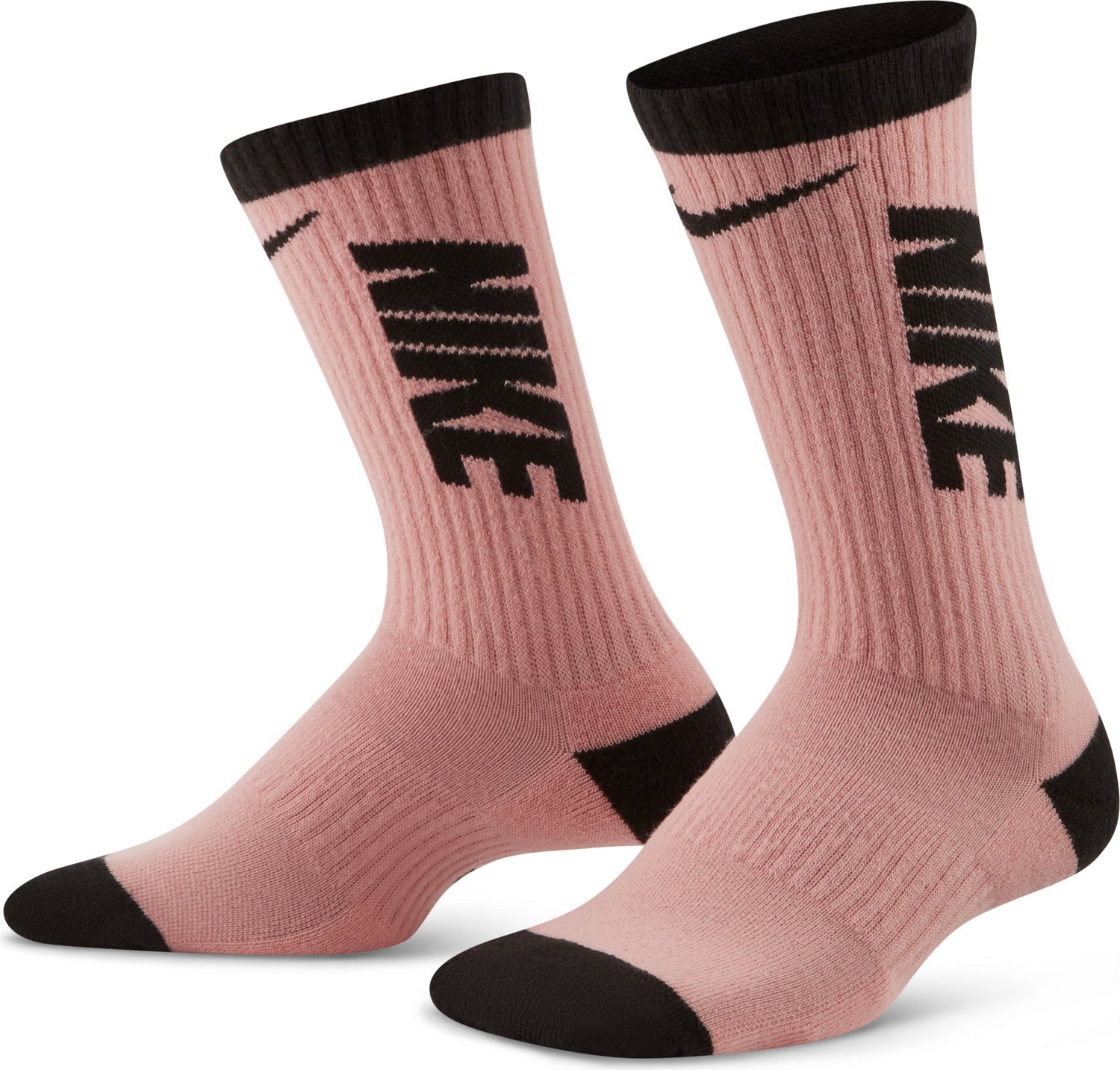 Nike Kids' Everyday Cushioned Crew Socks 3 Pack | Academy